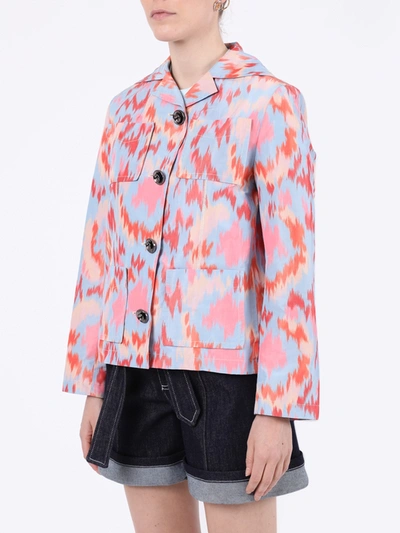 Shop Marni Multicolored Abstract Print Jacket