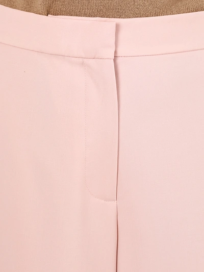 Shop Maison Rabih Kayrouz Light Pink Wide Leg Pants