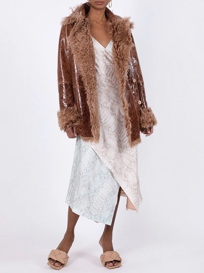 Shop Sies Marjan Pippa Reversible Shearling Jacket