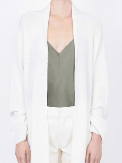 Shop Gabriela Hearst Llorona Cardigan In White