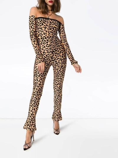 Shop Halpern Leopard Print Jumpsuit