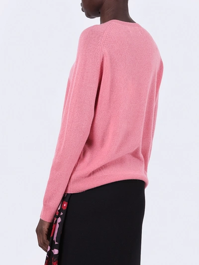 Shop Alexandra Golovanoff Mila Light Cashmere Sweater In Pink