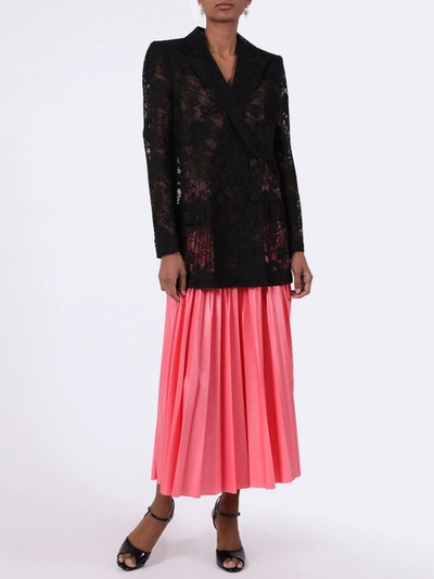 Shop Givenchy Pink Pleated Skirt