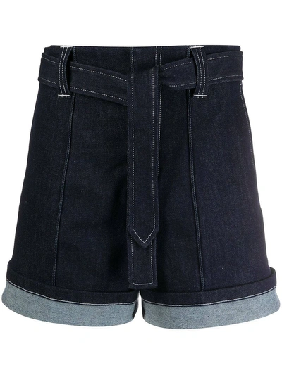 Shop Chloé Nautical Denim Shorts