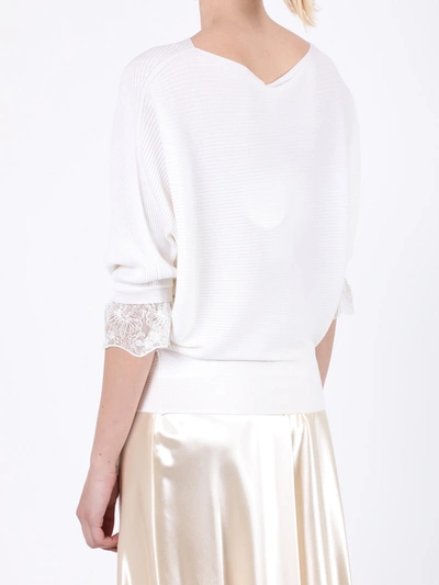 Shop Chloé Lace Batwing Sleeve Top