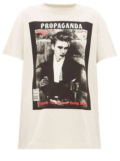 Shop Acne Studios Propaganda Graphic T-shirt In Multicolor