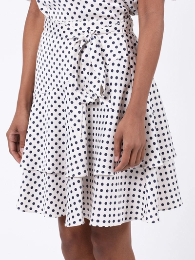 Shop Alexa Chung Ruffled Polka-dot Skirt