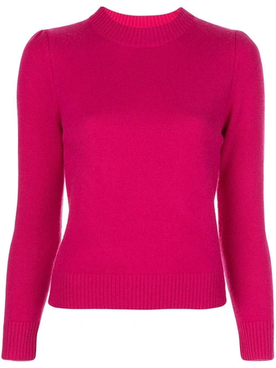 Shop Co Pink Cashmere Crew-neck Sweater