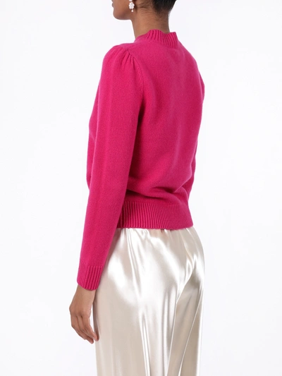 Shop Co Pink Cashmere Crew-neck Sweater