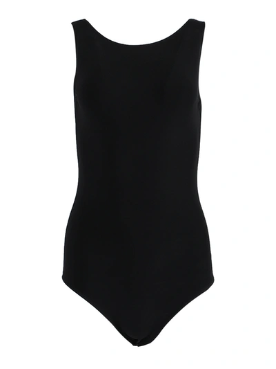 Shop The Row Esmeray Sleeveless Bodysuit Black