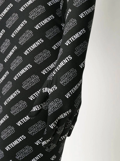 Shop Vetements X Star Wars Logo Midi Dress