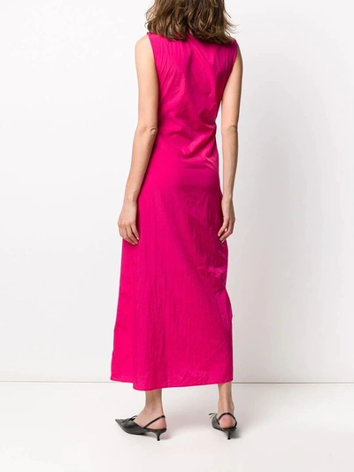 Off-white Short Dna Spiral Split Dress