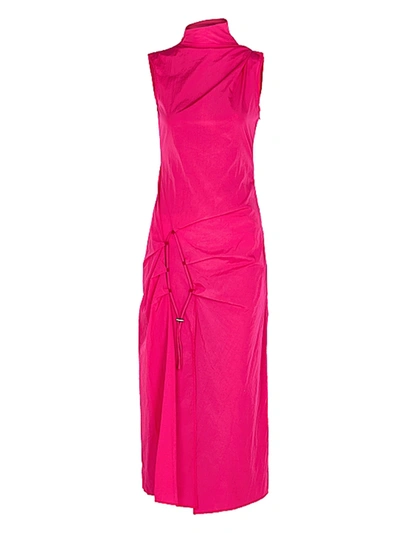 Off-white Short Dna Spiral Split Dress