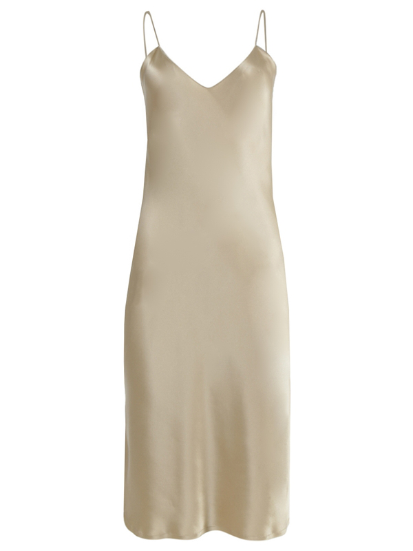 Nili Lotan Camisole Kleid Mit Wasserfallausschnitt In Beige Modesens