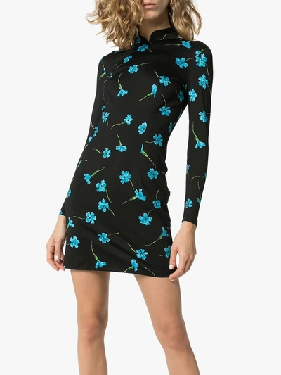 Shop Marcia Mireille Floral Mini Dress