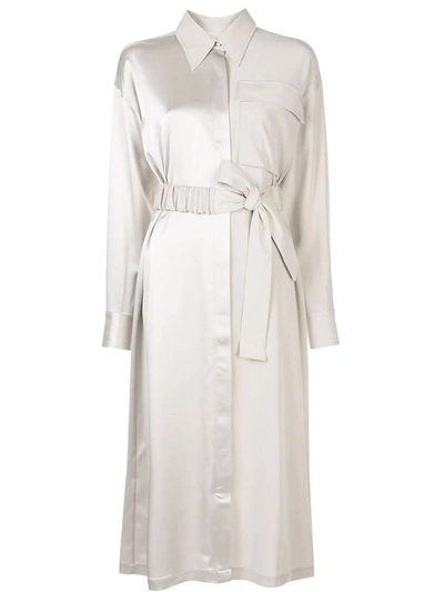 Shop Co Belted Mid-length Dress In Neutral