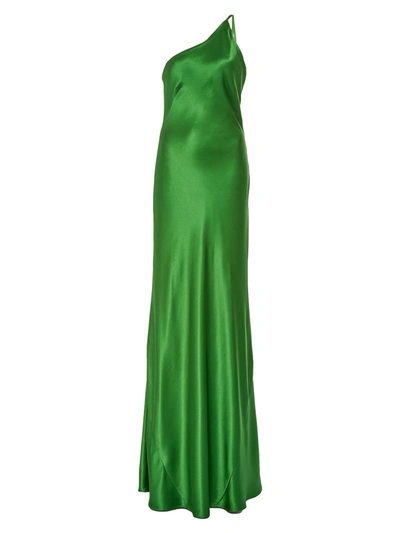 Shop Galvan Green Roxy Evening Gown