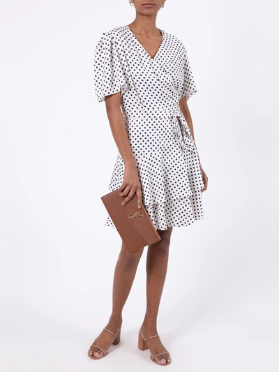 Shop Alexa Chung Polka-dot Wrap Top