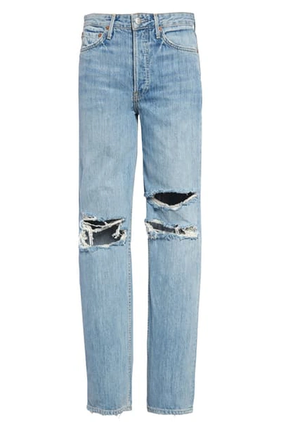 Shop Grlfrnd Mica Ripped Straight Leg Jeans In Wish You Would