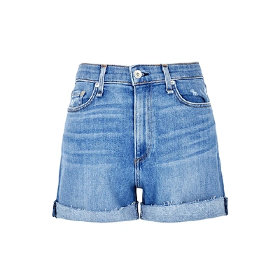 Shop Rag & Bone Nina Blue Denim Shorts