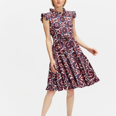 Shop La Doublej Short And Sassy Dress In Kaleidoscope Blu