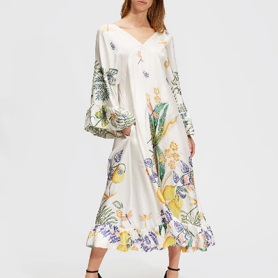 Shop La Doublej Tangier Kaftan In Botanical