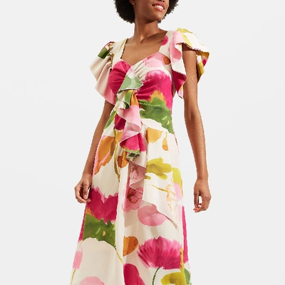 La Doublej Date Night Floral Print Dress In Prom
