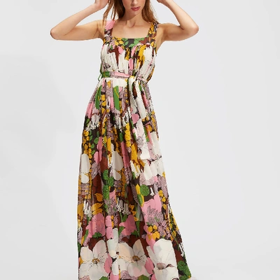 La Doublej Mimosa Floral Print Dress In Big Flower