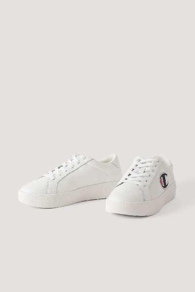 Shop Champion Era Low Cut Leather Sneaker White