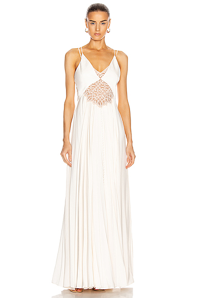 ecru maxi dress