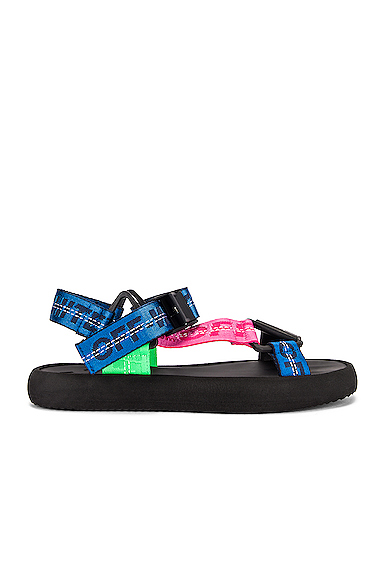 off white strappy sandals