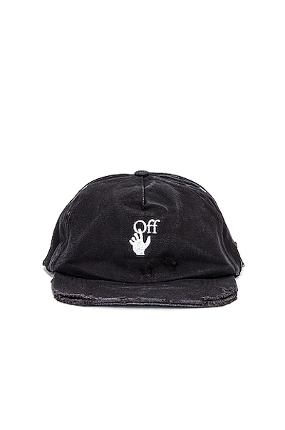 Shop Off-white New Baseball Cap In Black