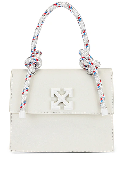 Shop Off-white Gummy Jitney 2.8 Bag In White