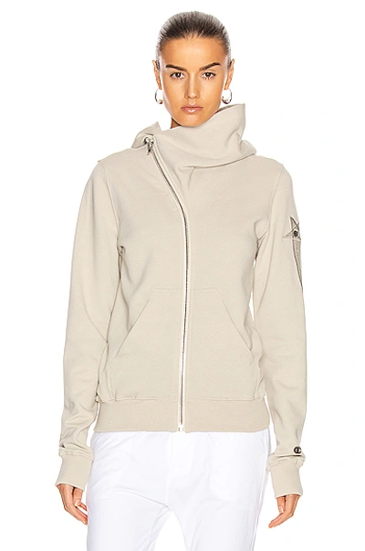 Shop Rick Owens X Champion Mountain Hoodie In Pearl