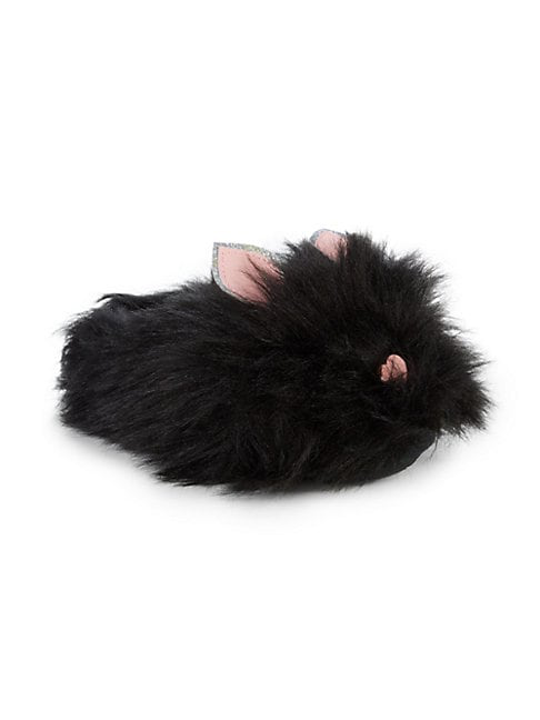 steve madden faux fur slippers