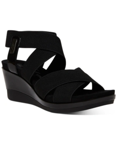 Shop Anne Klein Petulia Sandals In Black