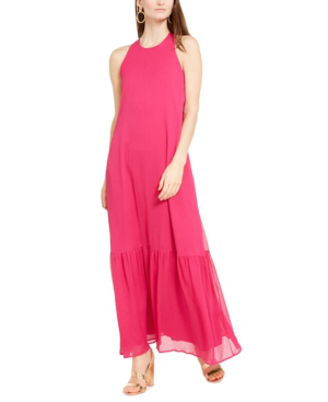 fuschia maxi dress