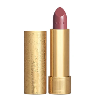 Shop Gucci Rouge À Lèvres Satin Lipstick In Purple