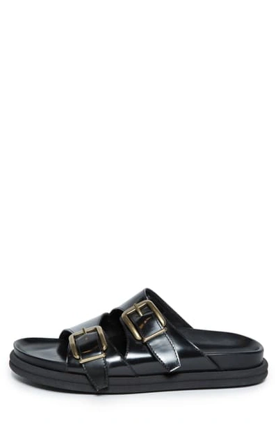 Shop Dries Van Noten Slide Sandal In Black