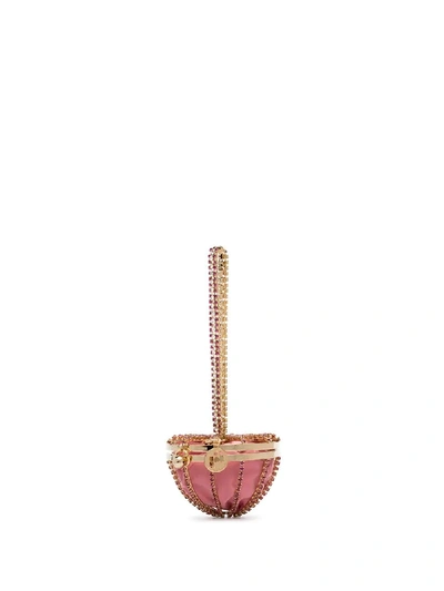 Shop Rosantica Aphrodite Embellished Faille Mini Bag In Metallic