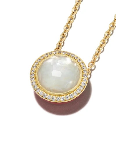 Shop Ippolita 18kt Gelbgoldhalskette Mit Einem Diamanten In Gold