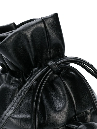 Shop A.w.a.k.e. Drawstring Bucket Bag In Black