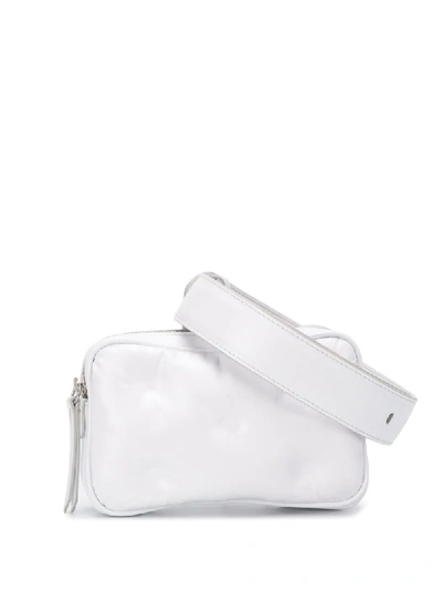 Shop Maison Margiela Small Glam Slam Belt Bag In White