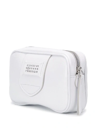Shop Maison Margiela Small Glam Slam Belt Bag In White