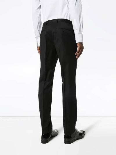 Shop Hugo Boss Gibson Tailored Trousers In Black