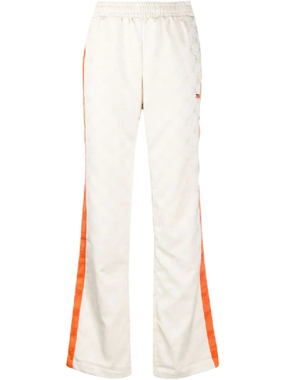 Shop Fila Halle Satin Track Trousers In Neutrals