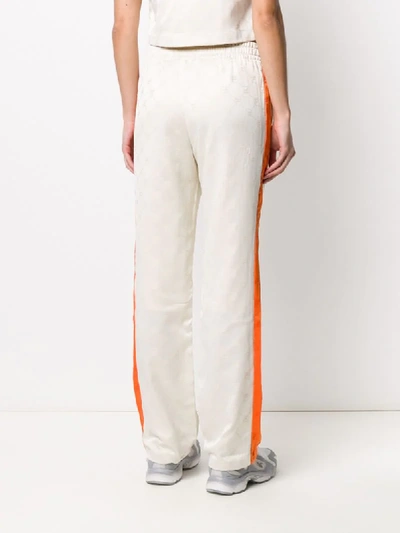 Shop Fila Halle Satin Track Trousers In Neutrals