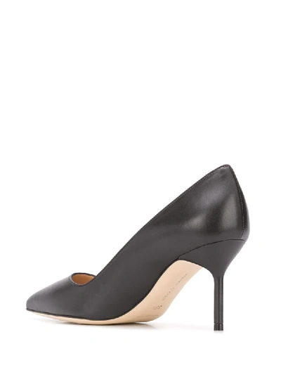 Shop Manolo Blahnik Bb Pointed Toe Pumps In Black