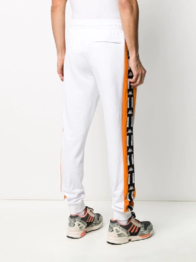 Shop Kappa Logo Track Trousers In White