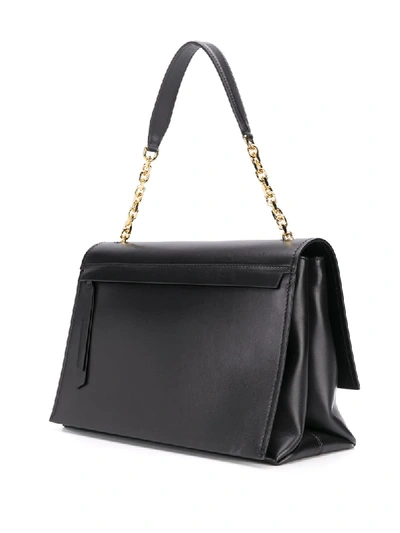 Shop Off-white Large Binder Clip Shoulder Bag In Black